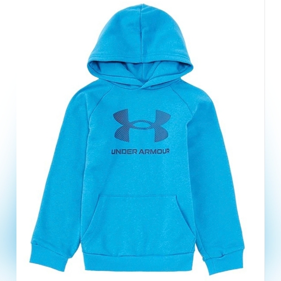 Under Armour Other - Under Armour Big Boys Logo Long Sleeve Rival Fleece Hoodie YXL